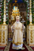 Vizita Patriarhului la Eparhia de Sktyvkar. Sosirea. Liturghia la catedrala „Sfântul Ștefan de Perm” în or. Syktyvkar