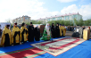 Vizita Patriarhului la Eparhia de Vorkuta. Sfințirii pietrei de temelie pentru catedrala episcopală „Hristos Mântuitorul” în or. Vorkuta