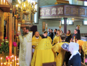 В день Всех святых собор духовенства совершил богослужение в храме св. Анны Новгородской в Тронхейме