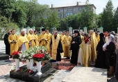Епископ Егорьевский Тихон совершил панихиду по почившему архиепископу Гавриилу (Стеблюченко)