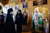 Sanctitatea Sa Patriarhul Chiril a oficiat un Te Deum la catedrala episcopală în cinstea icoanei Maicii Domnului de Iveria în or. Vorkuta