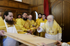 Патріарше служіння в свято Різдва Предтечі і Хрестителя Господнього Іоанна в Новодівочому монастирі столиці