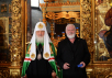 Патриаршее служение в праздник Рождества Предтечи и Крестителя Господня Иоанна в Новодевичьем монастыре столицы