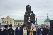 Памятник святым Петру и Февронии открыт в Чебоксарах