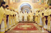 Блаженнейший митрополит Онуфрий совершил Божественную литургию в Киево-Печерской лавре