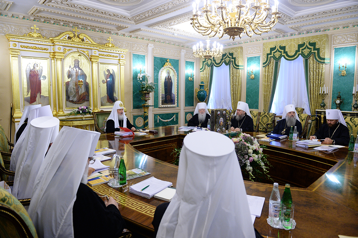 Заседание Священного Синода Русской Православной Церкви от 15 июля 2016 года
