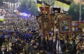 La aniversarea asasinării Familiei Țariste în Ekaterinurg a avut loc procesiunea nocturnă a drumului crucii