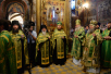 Slijurea Patriarhului în lavra „Sfânta Treime” a cuviosului Serghie. Privegherea