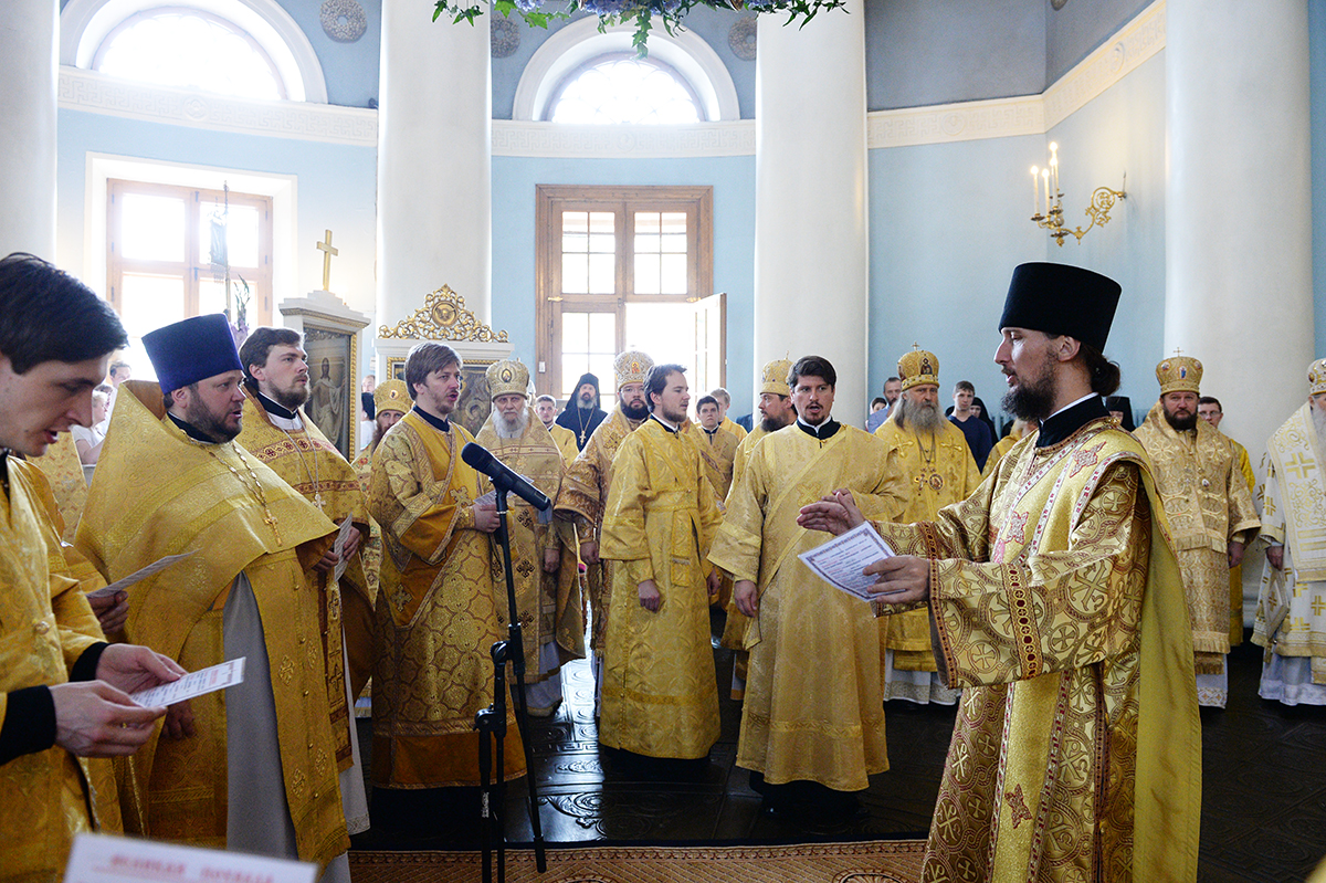 Slujirea Patriarhului la biserica în cinstea icoanei Maicii Domnului „Bucuria tuturor celor scârbiți” din Bolșaya Ordynka, or. Moscova