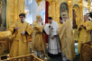 Slujirea Patriarhului de sărbătoarea Soborului Arhanghelului Gavriil la metocul Patriarhiei Antiohiei din Moscova