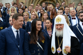 Sanctitatea Sa Patriarhul Chiril a săvârșit un Te Deum înainte de plecarea echipei Olimpice a Rusiei la cele de-a XXXI-ea Jocuri Olimpice de vară
