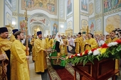 Святейший Патриарх Кирилл освятил храм Смоленской иконы Божией Матери в Орле
