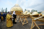 Întâistătătorul Bisericii Ruse a vizitat locul construcţiei complexului ortodox în localitatea Veatski Posad