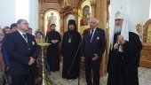 Sanctitatea Sa Patriarhul Chiril a vizitat biserica în cinstea sfântului Alexandru Nevski din satul Bolşoie Sotnikovo, regiunea Oriol