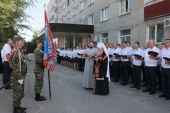 Глава Курганской митрополии освятил знамя УФСИН России по Курганской области