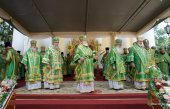 Exarhul Patriarhal al întregii Belarus a condus solemnitățile cu prilejul zilei de pomenire a cuvioasei Manefa de Gomel