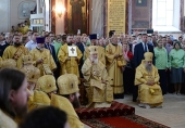 Întâistătătorul Bisericii Ruse a săvârșit Liturghia în catedrala kremlinului din Zaraisk și a condus hirotonia arhimandritului Feodor (Malahanov) în treapta de episcop de Viliucinsk