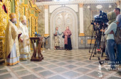 В Киево-Печерской лавре состоялся брифинг по случаю второй годовщины интронизации Блаженнейшего митрополита Онуфрия