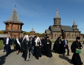 Sanctitatea Sa Patriarhul Chiril a vizitat mănăstirea „Sfânta Treime” a sfântului Trifon din Pecenga