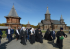 Патриарший визит в Мурманскую митрополию. Посещение Свято-Троицкого Трифонов Печенгского монастыря