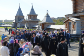 Vizita Patriarhului la Mitropolia de Murmansk. Vizitarea mănăstirii „Sfânta Treime” a sfântului Trifon din Pecenga