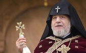 Поздравление Святейшего Патриарха Кирилла Католикосу всех армян Гарегину II с 65-летием со дня рождения
