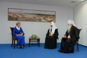 Sanctitatea Sa Patriarhul Chiril s-a întâlnit cu guvernatorul regiunii Murmansk M.V. Kovtun