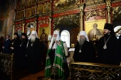 Predica Patriarhului rostită după Dumnezeiasca liturghie săvârșită în catedrala „Sfântul ierarh Nicolae”, or. Murmansk