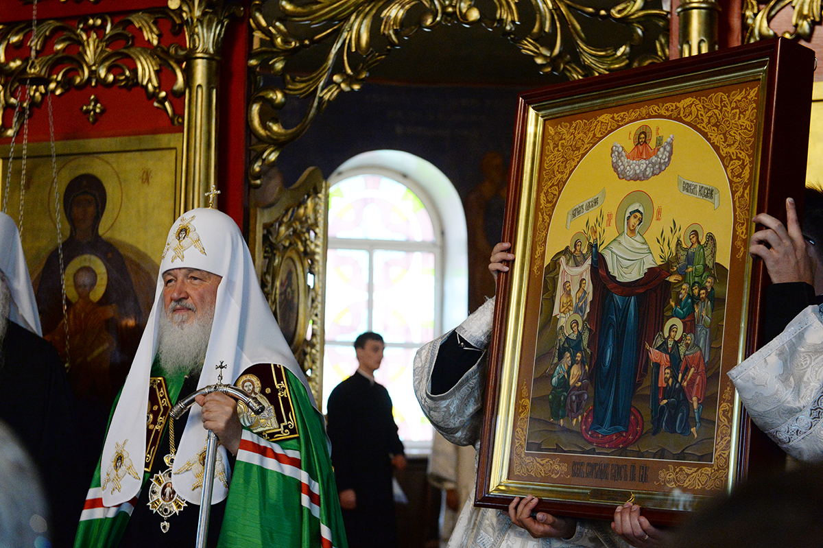 Vizita Patriarhului la Mitropolia de Murmansk. Liturghia în catedrala „Sfântul ierarh Nicolae”, or. Murmansk