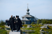 Vizita Patriarhului la Solovki. Vizitarea schitului în cinstea sfântului apostol Andrei al mănăstirii din Solovki