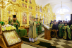 Патриарший визит на Соловки. Всенощное бдение в Троицком соборе Соловецкого монастыря