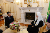 Святейший Патриарх Кирилл встретился с послом Японии в России