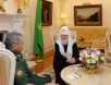 Встреча Святейшего Патриарха Кирилла с министром обороны РФ С.К. Шойгу
