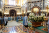 Utrenia cu rânduiala Înmormântării Preasfintei Născătoare de Dumnezeu în catedrala „Hristos Mântuitorul”