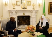 Святіший Патріарх Кирил зустрівся з послом Демократичної Республіки Конго в Москві