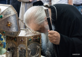 Честной главе преподобного Силуана Афонского поклонился почетный Патриарший экзарх всея Беларуси