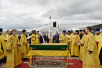 Патриарший визит в Горноалтайскую епархию. Прибытие в Горно-Алтайск