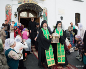 Peste o sută mii de credincioși s-au închinat cinstitului cap al cuviosului Siluan Athonitul în timpul aflării sfintelor moaște la Minsk