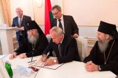 Подписана программа мер по выполнению Соглашения о сотрудничестве между Республикой Беларусь и Белорусской Православной Церковью в Витебской области на 2016-2020 годы
