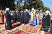 Preafericitul mitropolit al Kievului Onufrii a condus solemnitățile cu prilejul aniversării a 20 de ani de la crearea Eparhiei de Krivoy Rog