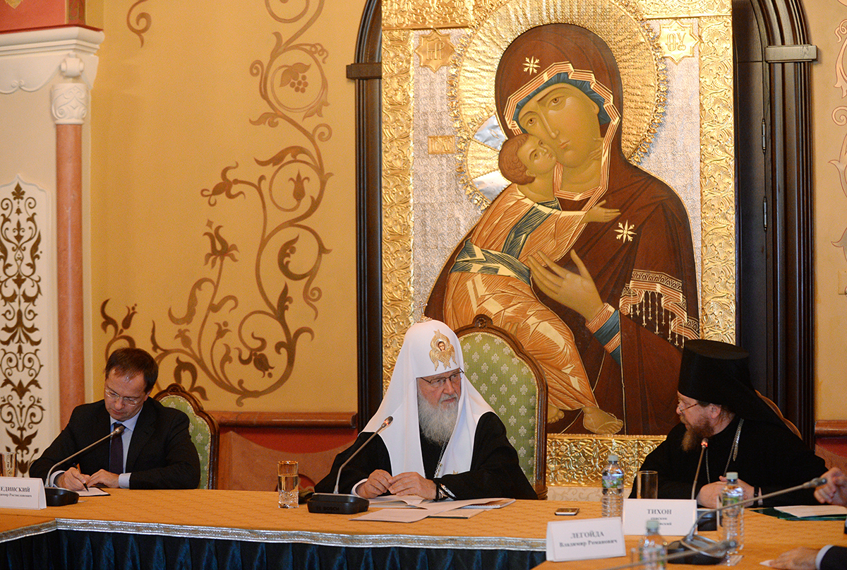 Встреча Святейшего Патриарха Кирилла с руководителями крупнейших музеев России