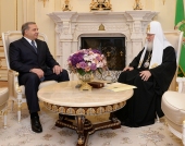 A avut loc întâlnirea Sanctității Sale Patriarhul Chiril cu șeful Ministerului situațiilor excepționale al Rusiei V.A. Pucikov