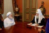 Состоялась встреча Святейшего Патриарха Кирилла с руководителями делегации Ирана на X заседании Совместной российско-иранской комиссии по диалогу «Православие-ислам»