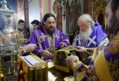 De sărbătoarea Înălțării Crucii Domnului Întâistătătorul Bisericii Ortodoxe Ruse a sfințit biserica „Sfântul Arhanghel Mihail” din satul Belousovo (Noua Moscovă)