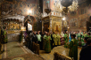 Vecernia mică cu citirea acatistului cuviosului Serghie de Radonej în Lavra „Sfânta Treime” a sfântului Serghie
