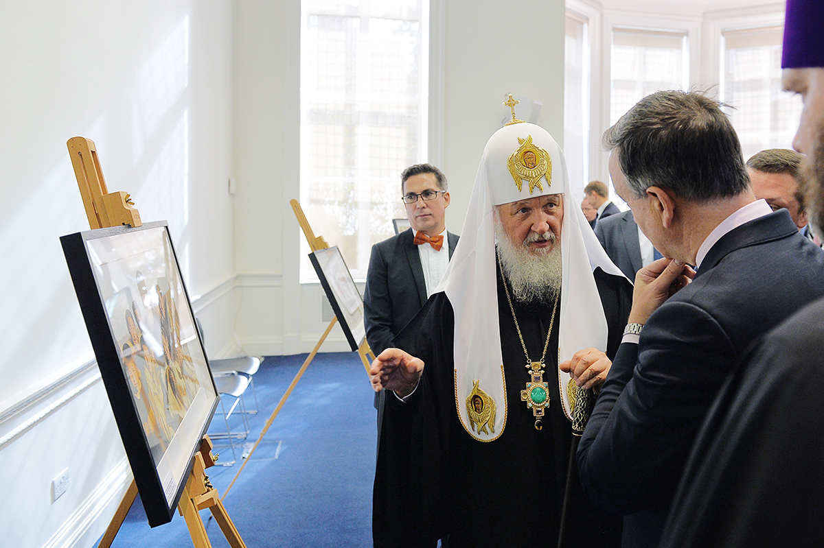 Vizita Sanctității Sale Patriarhul Chiril în Marea Britanie. Vizitarea Societății Regale de Geografie. Recepția cu prilejul aniversării a 300 de ani de prezență a Ortodoxiei ruse în Marea Britanie și Irlanda