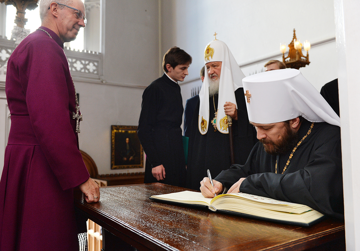 Viizita Sanctităţii Sale Patriarhul Chiril în Marea Britanie. Întâlnirea cu arhiepiscopul de Canterbury Justin Welby