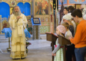 Голова Синодального відділу у справах монастирів і чернецтва освятив престол храму при дитячому будинку сліпоглухих в Сергієвому Посаді