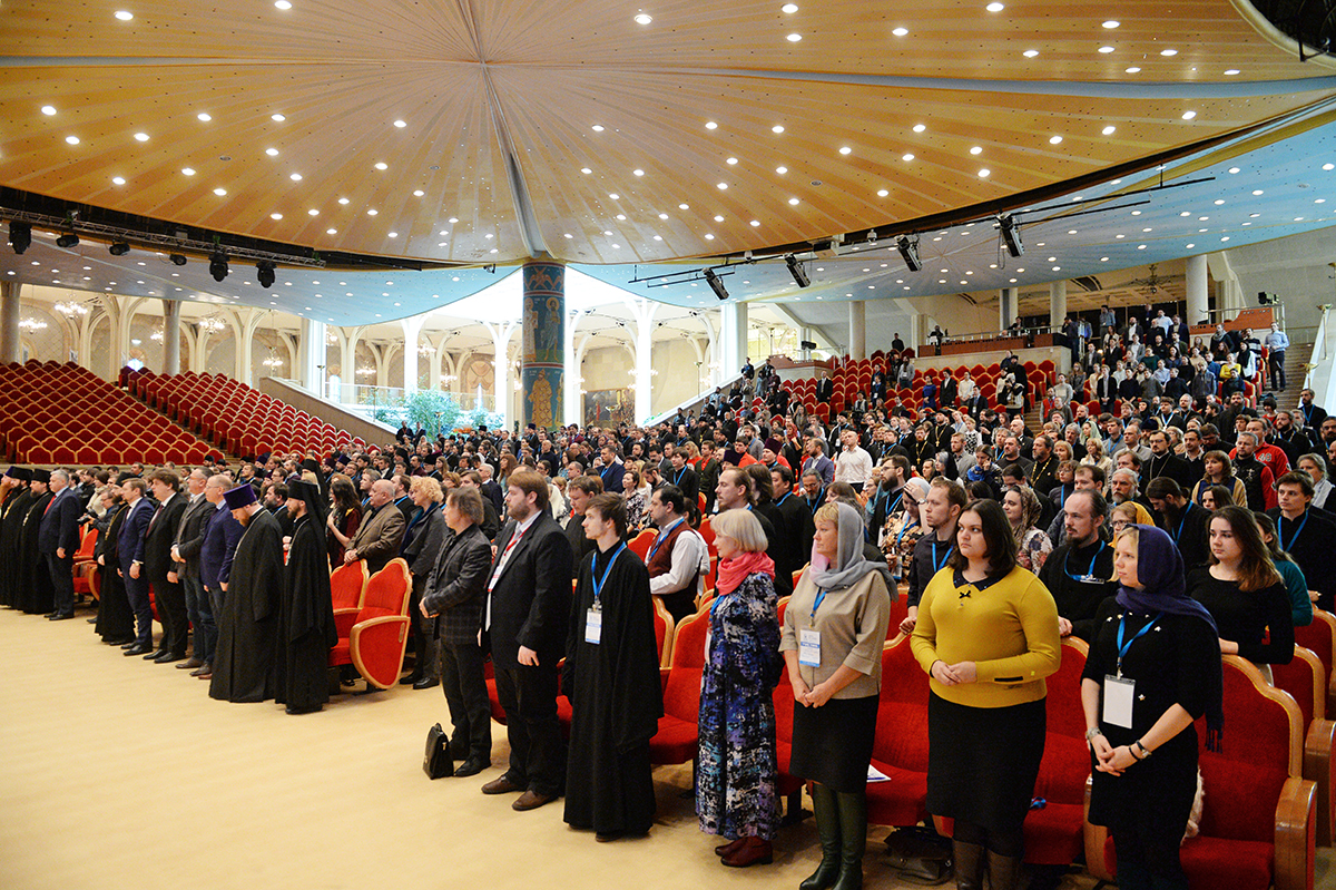 Întâlnirea Sanctității Sale Patriarhul Chiril cu participanții la cel de-al VII-lea Festival internațional „Credință și cuvânt”