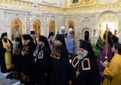 A avut loc ipopsifierea arhimandritului Savatii (Perepeolkin) în treapta de episcop de Vanino, a arhimandritului Siluan (Șalari) în treapta de episcop de Orhei și a arhimandritului Nikolai (Degteariov) în treapta de episcop de Cerneahovsk